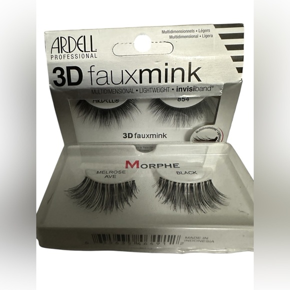 Ardell 3D Faux Mink in 854 & Morphe Melrose Bundle NEW - Picture 1 of 4